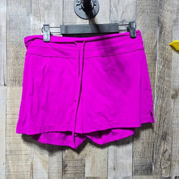 Athleta Magenta Fun In The Sun Swim Shorts - Picture 2 of 6